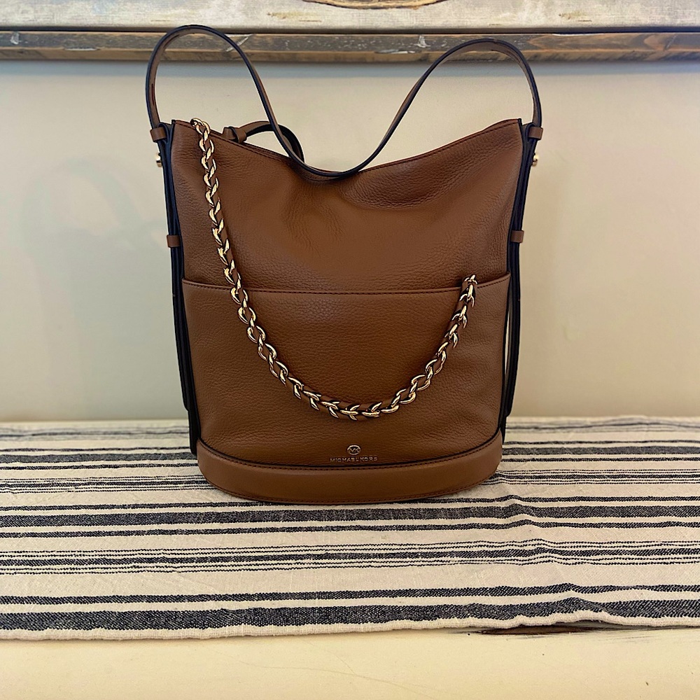 Michael Kors Brown Leather Purse